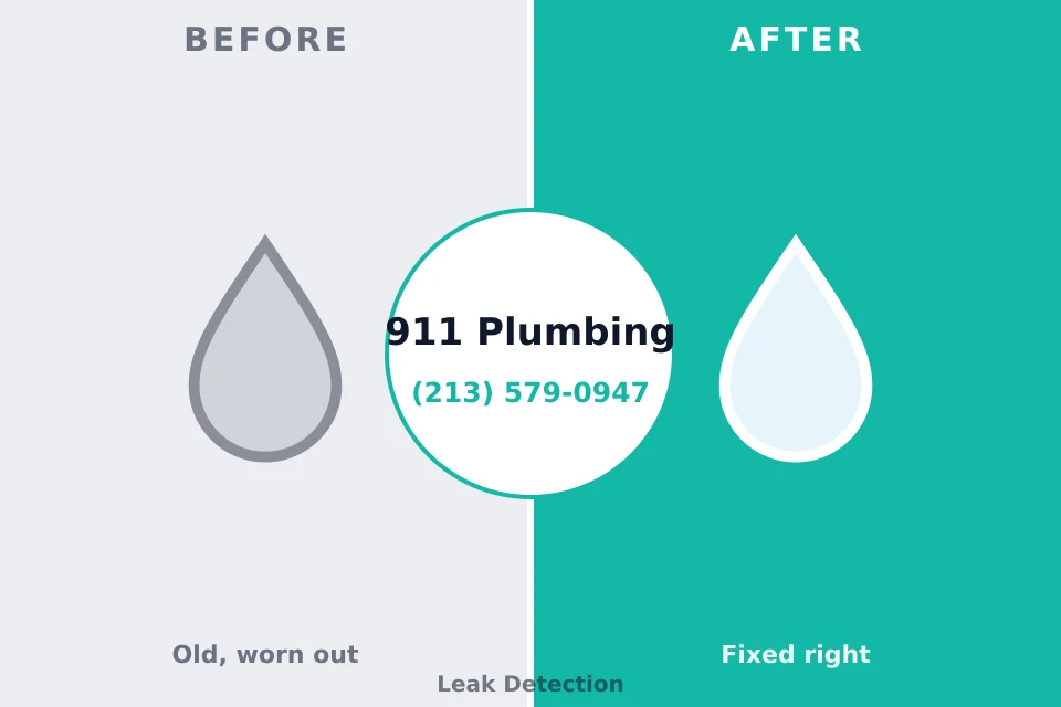 Before and after: plumbing company Pray, MT